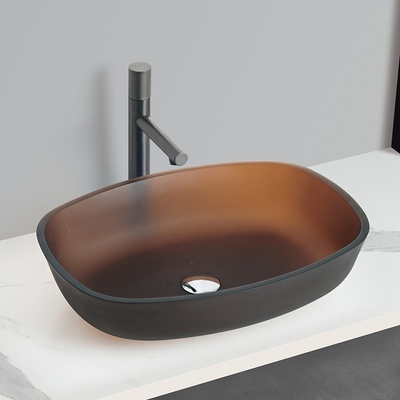 Banheira de lavagem de balcão de design de melão de inverno