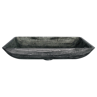 bacias de lavagem do banheiro de 12mm bacia de vidro do dissipador de Art Retangular Tempered de 16,5 polegadas