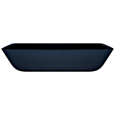 Bacia de lavagem preta de vidro moderada 12mm da cor Matt Counter Top Bowl Sink ácido