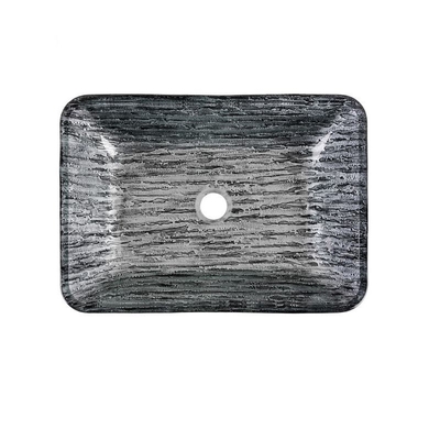 Preto do titânio/Gray Bathroom Wash Basins L460 * W330 * dissipador preto retangular da embarcação de H105mm