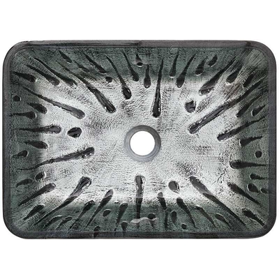 Mão do derretimento de Gray Retangular Vessel Sink Hot que tira o dissipador de vidro moderado da vaidade