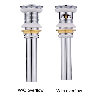 A bomba de dreno de prata 45mm das águas residuais Dia Washbasin Faucet Pop Up drena a prata cromada