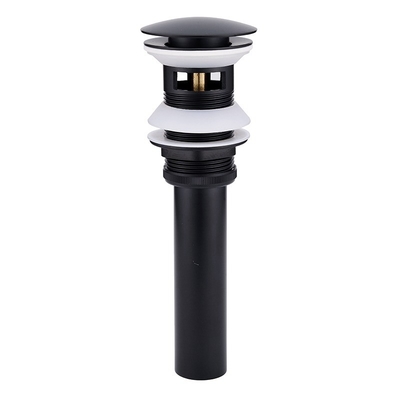 PNF acima da bacia Matt Black Finish da bacia do dissipador do torneira da bomba de dreno do desperdício do bronze da água