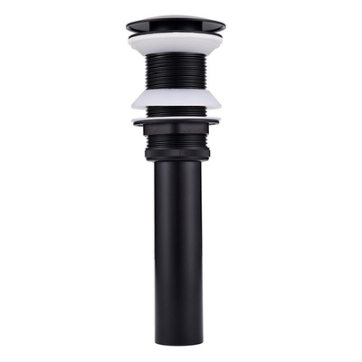 PNF acima da bacia Matt Black Finish da bacia do dissipador do torneira da bomba de dreno do desperdício do bronze da água