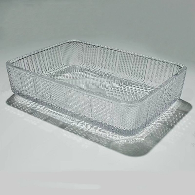 Polegada de vidro retangular Crystal Clear do tampo da mesa 12 da bacia de lavagem