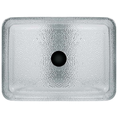 330mm 460mm Banheiro Lava-louças Tabela superior vidro superficial Die Casting Cristal claro