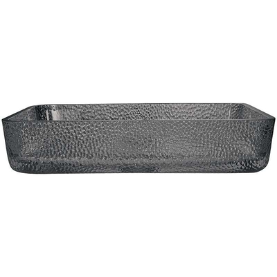 Banheiro fumarento 105mm liso da bacia de Grey Retangular Vessel Sinks Wash