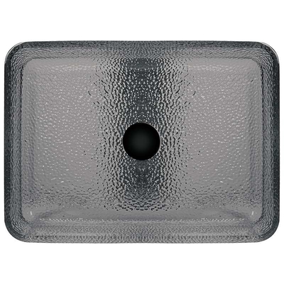 Banheiro fumarento 105mm liso da bacia de Grey Retangular Vessel Sinks Wash