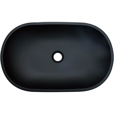 Revestimento dado forma oval preto da oxidação do banheiro do dissipador da embarcação anti