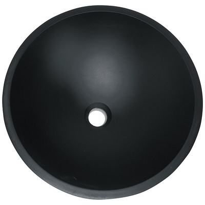 Revestimento de vidro ácido da oxidação de Matt Black Basin Round Bathroom do hotel anti