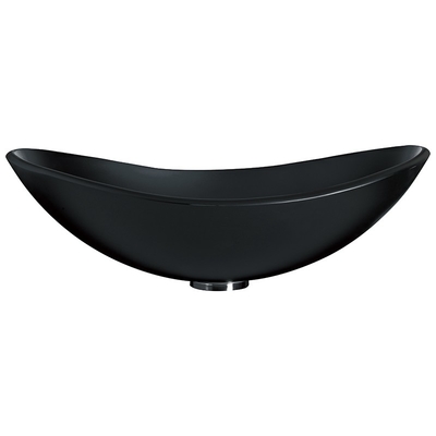 O lingote dá forma ao ácido Matt Black Vanity Basin Bathroom 540mm que o comprimento moderou limpo fácil de vidro