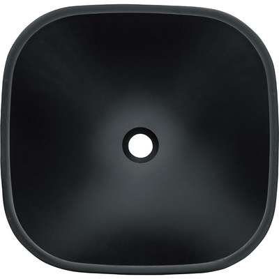 O preto ácido do tampo da mesa de Matt Square Bowl Bathroom Sink moderou a anti bancada de vidro da oxidação