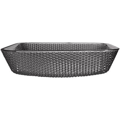 Bacia de mão 12mm da lavagem da bancada 400mm Gray Color For Dining Room grosso