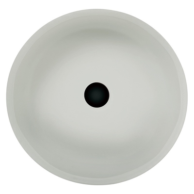 do comprimento de vidro da bacia 420mm da bacia da altura de 110mm dissipador branco redondo Textured da embarcação