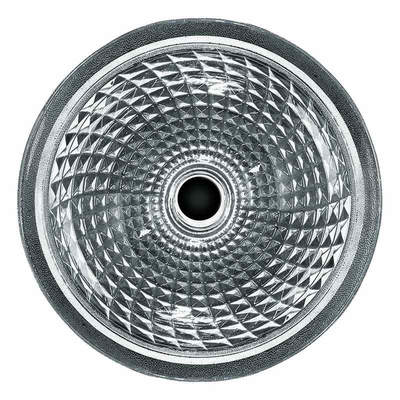 O círculo Crystal Wash Basins Hand Wash 415mm 140mm para o hotel morre carcaça