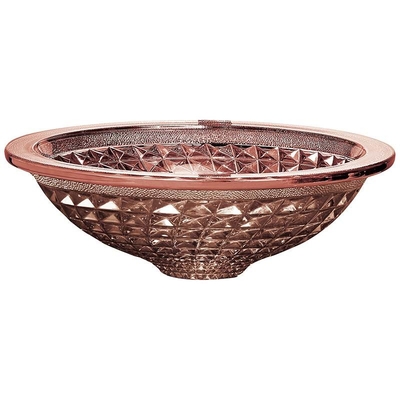 Rose Gold Bathroom Sink Crystal dada forma funil cromou o comprimento de 450mm
