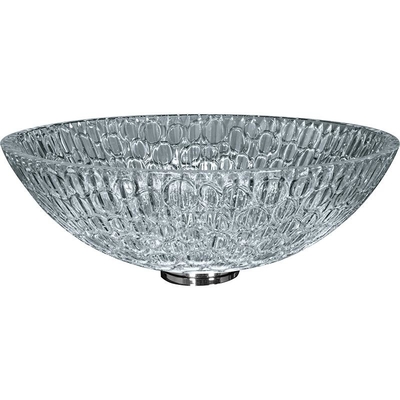 Bacia de vidro artística redonda do dissipador da embarcação de Crystal Wash Basins 130mm do hotel para o banheiro da casa