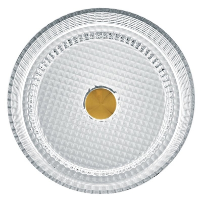 Cilindro europeu bacia de lavagem de vidro dada forma Crystal Clear Sink Diemater 14,8”