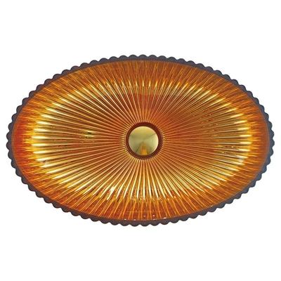 Bacia oval da bacia do dissipador do banheiro da cor do ouro de Crystal Glass Vessel Basins In 24K da forma