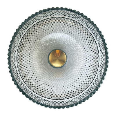 Crystal Glass Round Countertop Basin moderno para o banheiro
