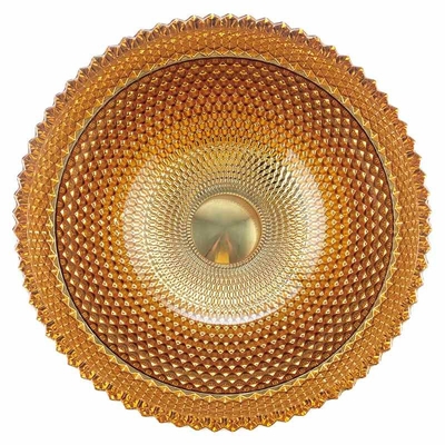 O banheiro de vidro redondo da cor do ouro da bacia de lavagem 24K afunda fácil mantém