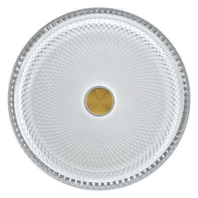 espessura Crystal Clear Glass Vessel Basins de 12mm para o escritório Art Deco Round Shape