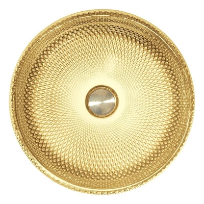 Cor de vidro de revestimento galvanizada do ouro de Crystal Bath Wash Sinks In 18K das bacias da embarcação
