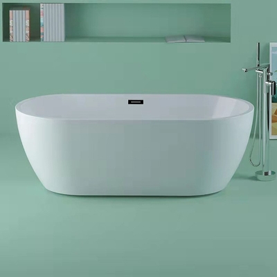 Banheira de banho oval de acrílico resistente com banho de remoção