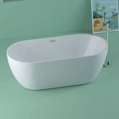 Banheira de banho oval de acrílico resistente com banho de remoção