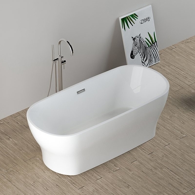 Banheira de banho acrílica remodelação com esgoto