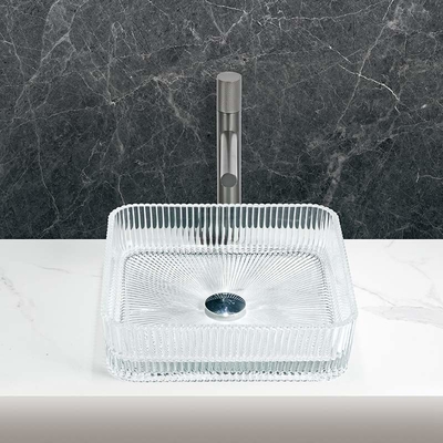 Banheiro Rectangular Transparente Lava-louças 12 mm Espessura Durabilidade