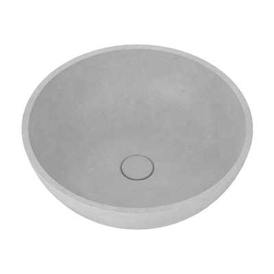 Concreto Wah Basin Cano Cinza Luminosa Cinza Forma redonda